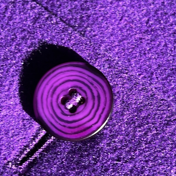 Purple wool blend VALERIE STEVENS jacket - Picture 8 of 10